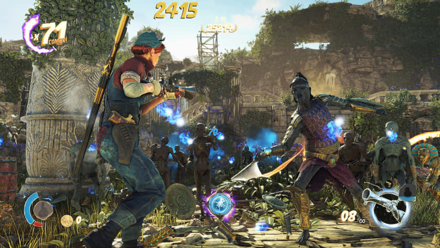 Graciebenutzt die Flintlcochkolbenpistole als Hintergrund für das beste Strange Brigade Wallpaper.