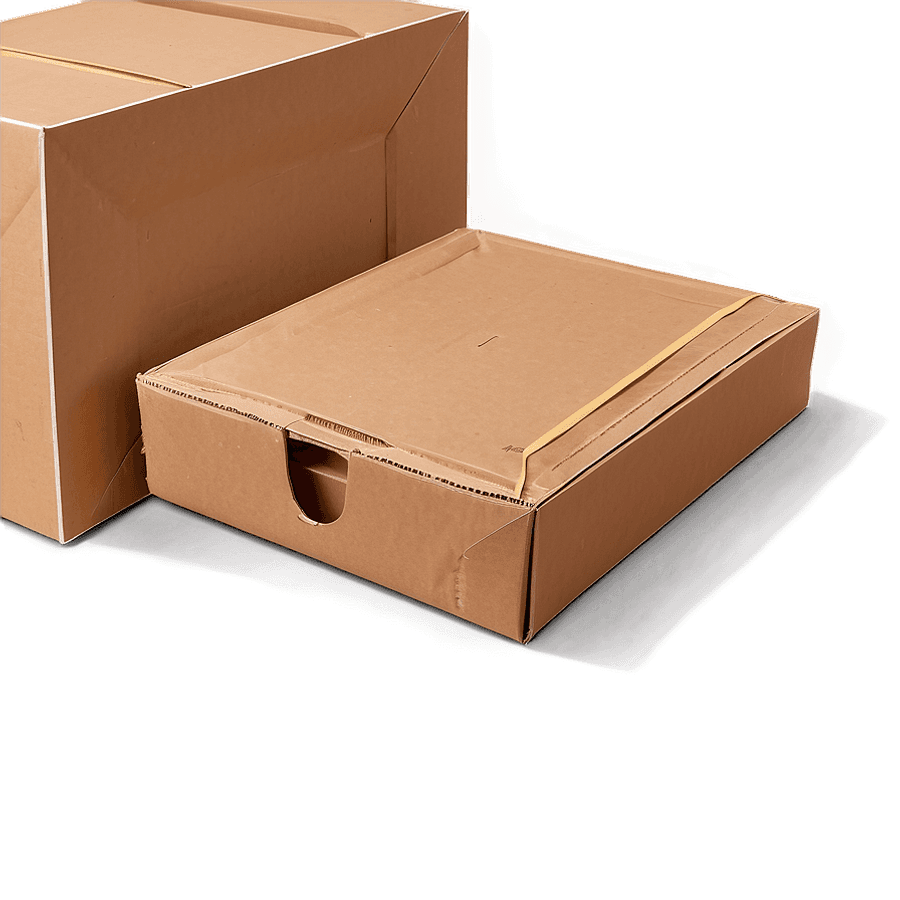 Closed Cardboard Box PNG 05252024