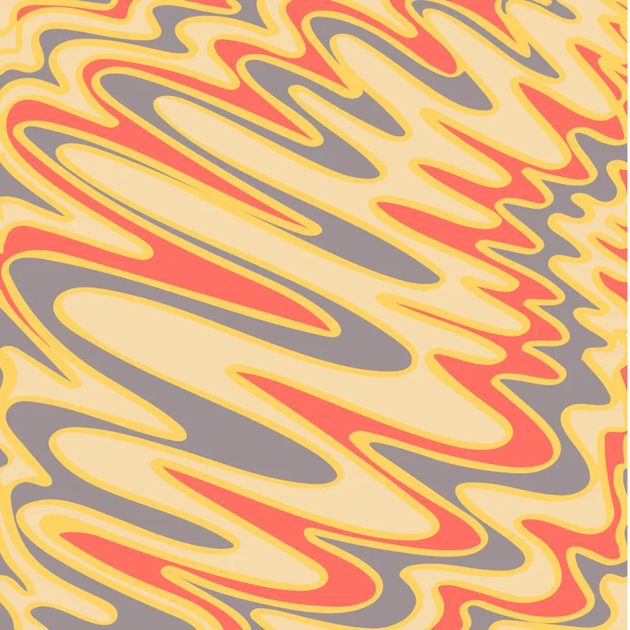 Retro Wavy Pattern Background