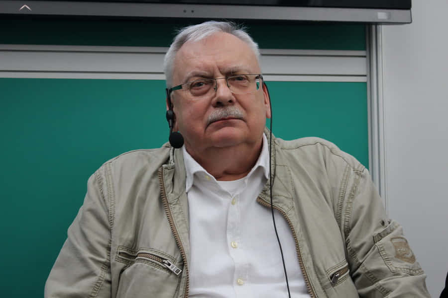 Autor Andrzej Sapkowski bei Event