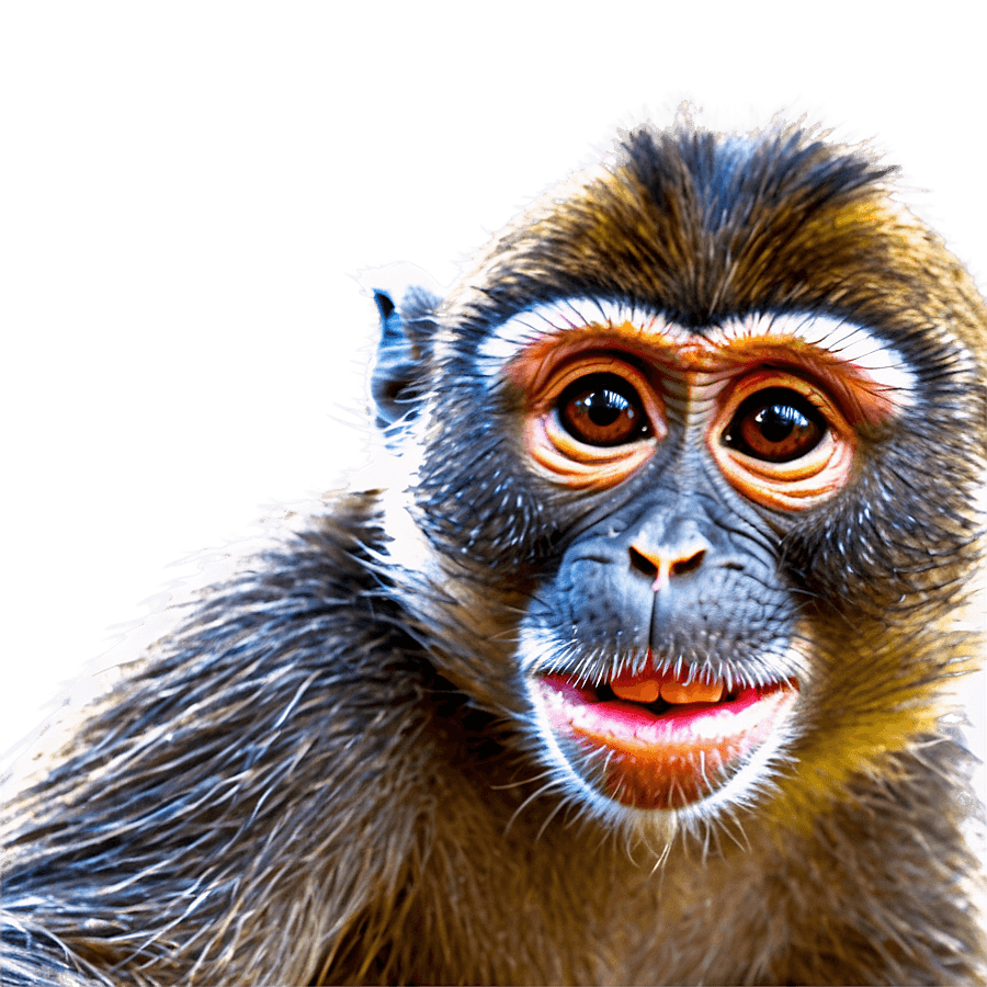 Funny Monkey Selfie PNG 51