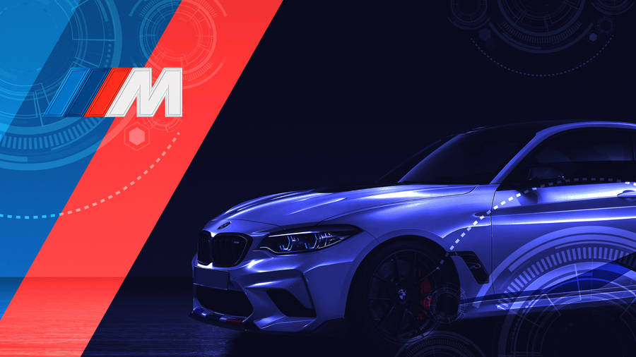 BMW M Logo Indigo Car