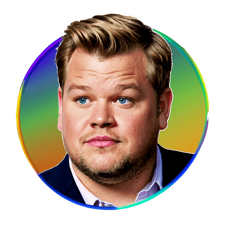 James Corden Portrait PNG dsh88