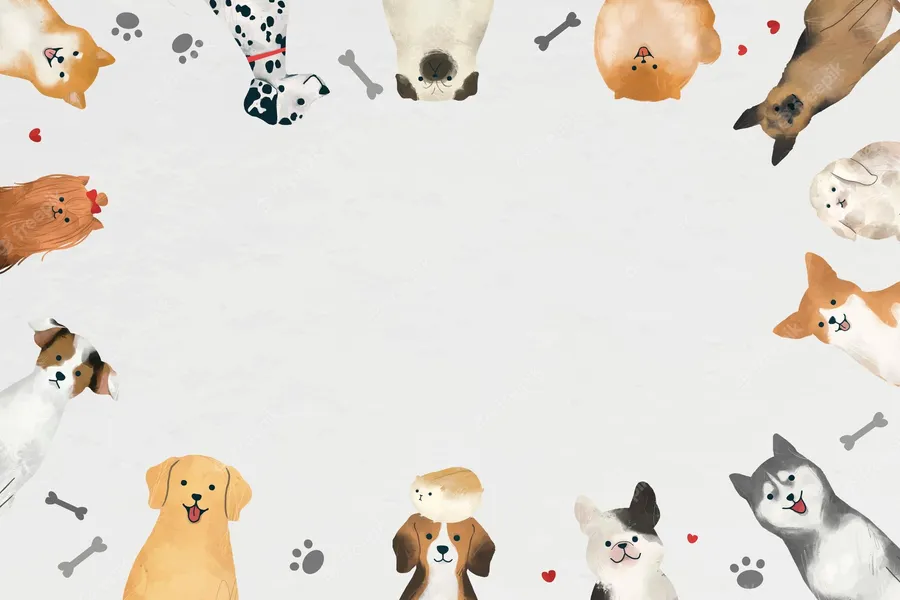 Dogs background