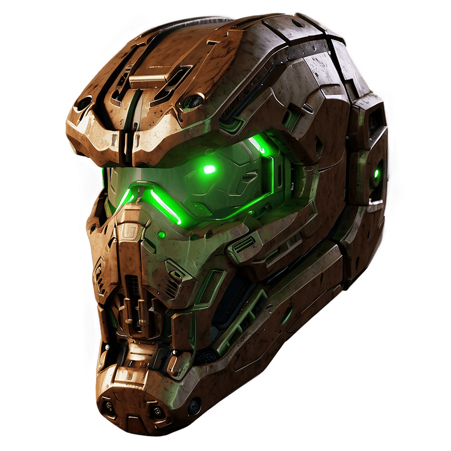 Doom Slayer Face Reveal PNG dar