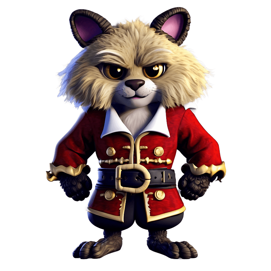 Furry Pirate Character PNG dpk76