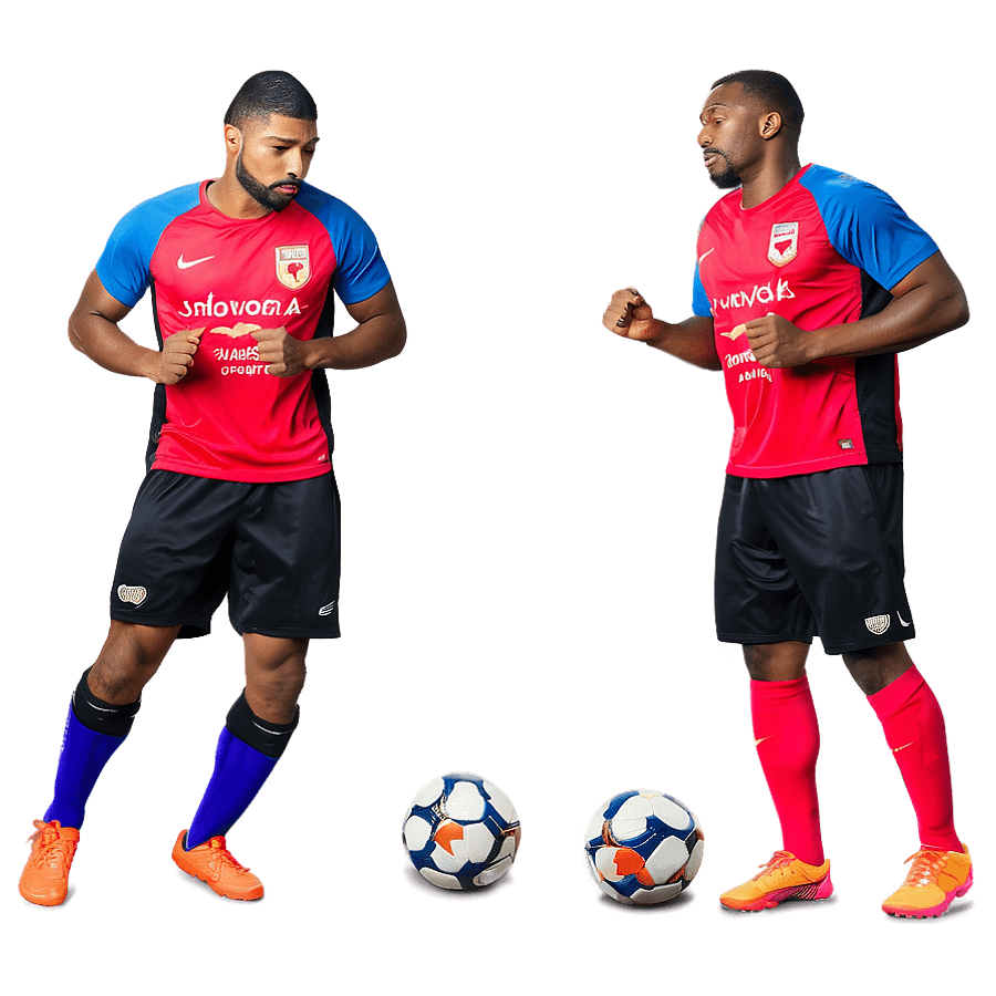 Soccer Player Warm-Up Exercise PNG wbe