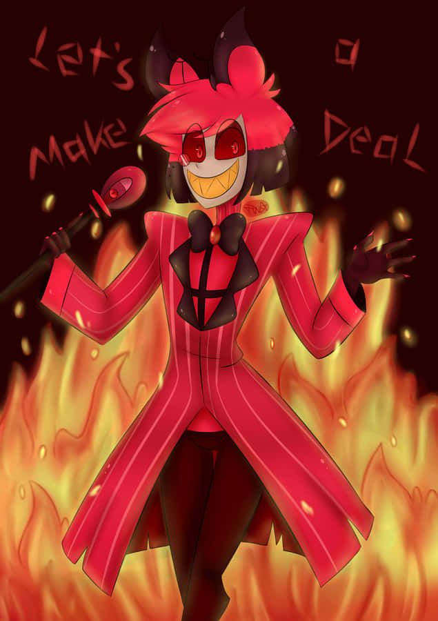 Fan Art di Alastor da Hazbin Hotel: Facciamo un Affare