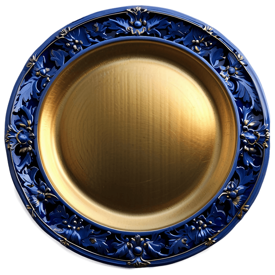Embossed Plates Design PNG dmk89