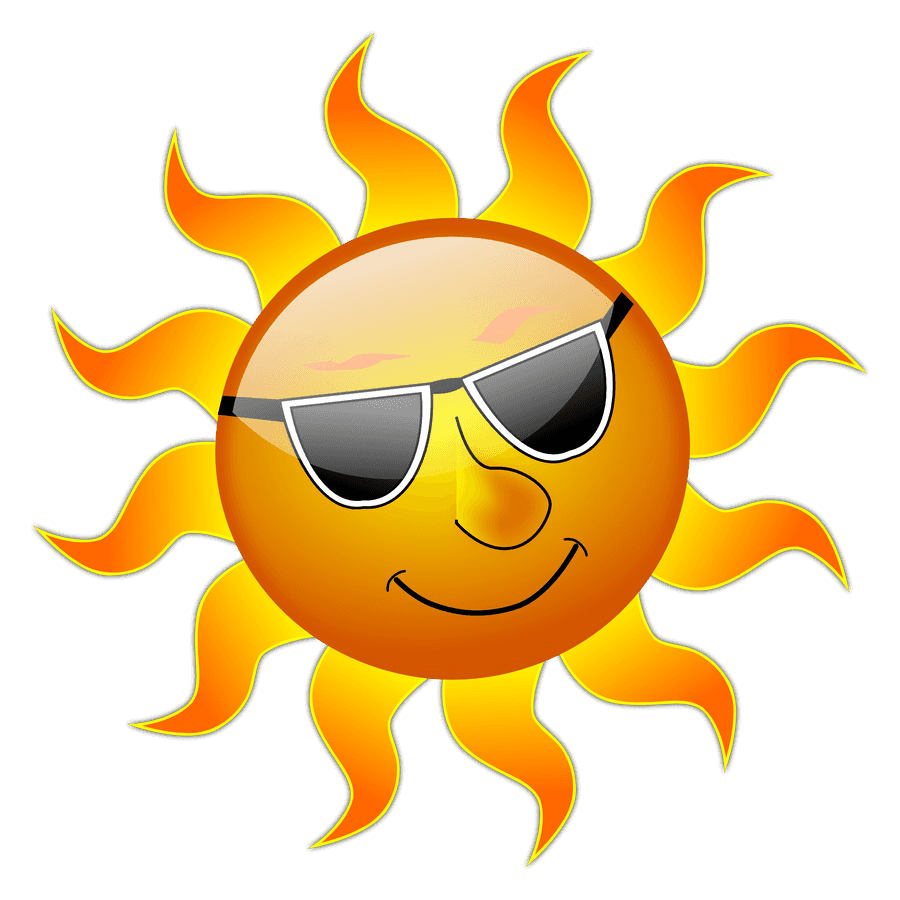 Cool Sunglasses Sun Cartoon