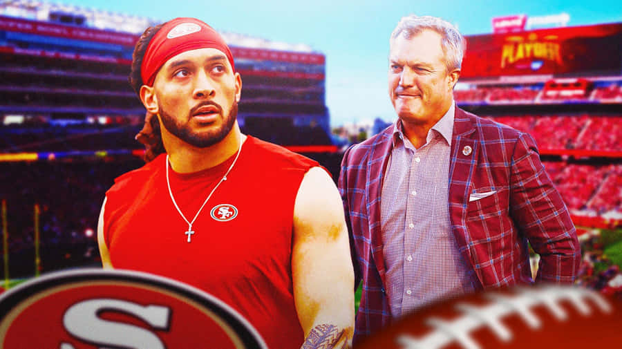Talanoa Hufanga e Dirigente dei 49ers