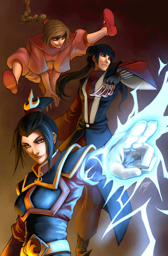 Arte dei Personaggi Femminili di Avatar L'Ultimo Dominatore dell'Aria