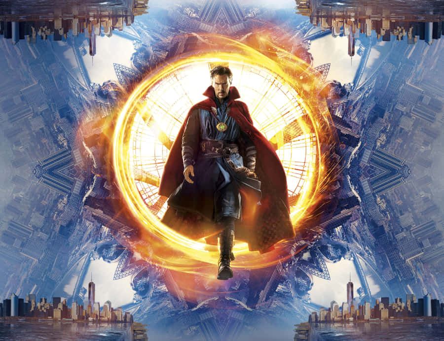 Doctor Strange Magiske Portal Bylandskap