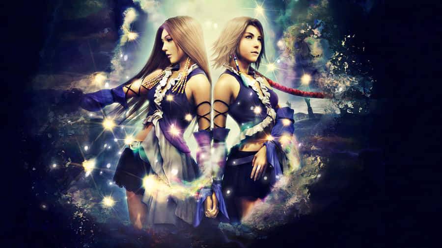 Renderização Artística de Yuna de Final Fantasy
