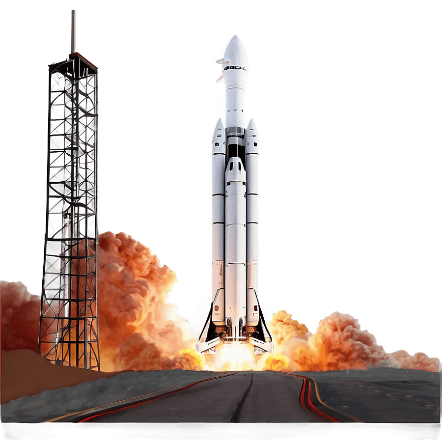 SpaceX Falcon Heavy PNG 34