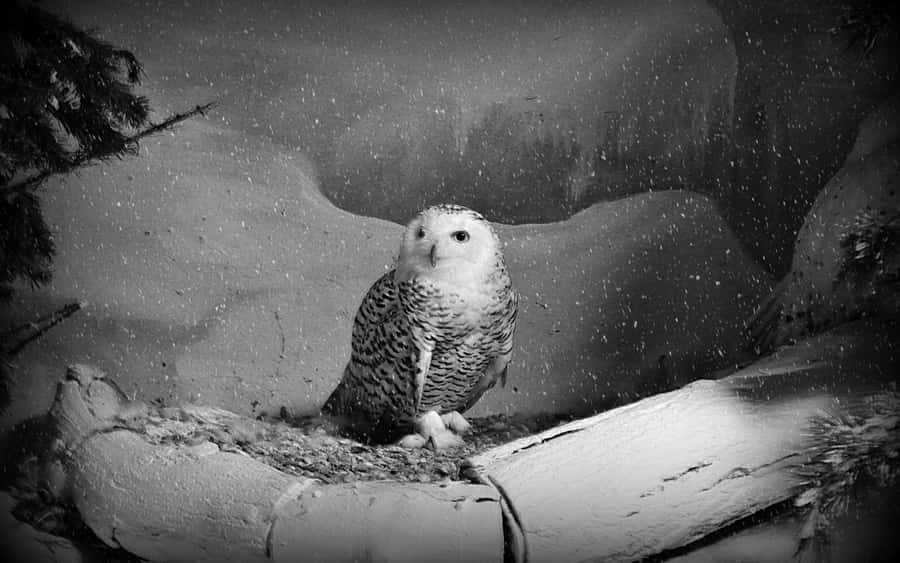 Schneeeule2560 x 1600 Hintergrundbild