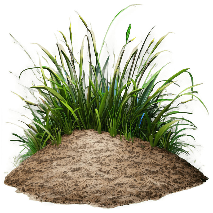 Rough Grass Patch PNG han