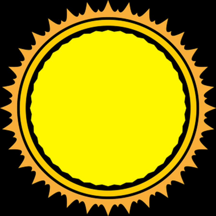 Stylized Sun Graphic