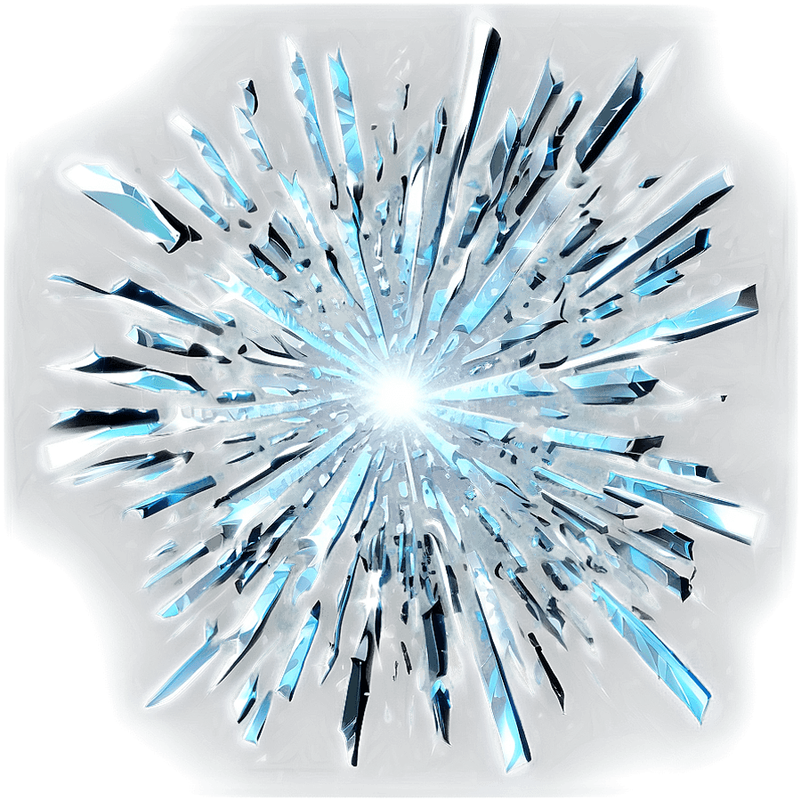 Shattered Glass Effect Design PNG nfl33