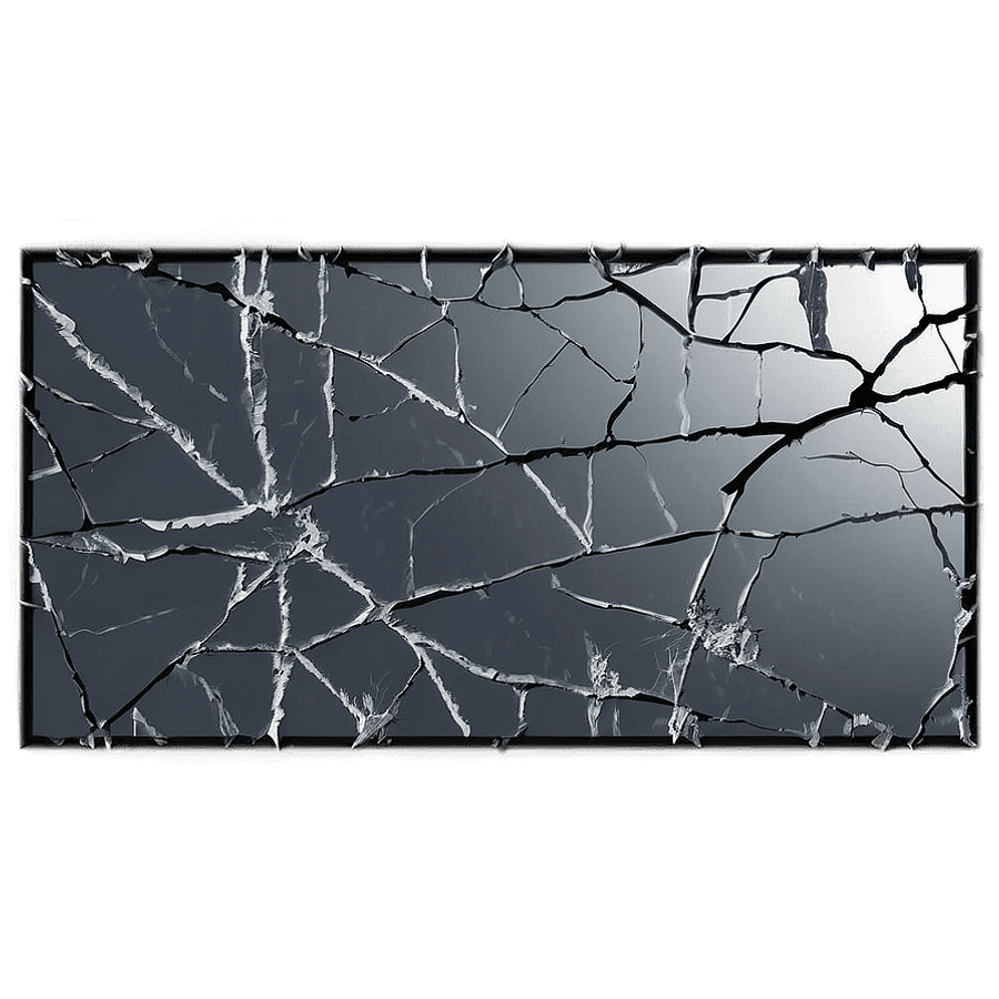 Realistic Cracked Display PNG 06112024
