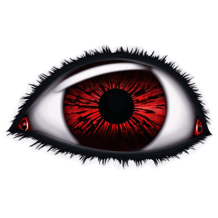 Red Glowing Eyes in Shadow PNG 05262024