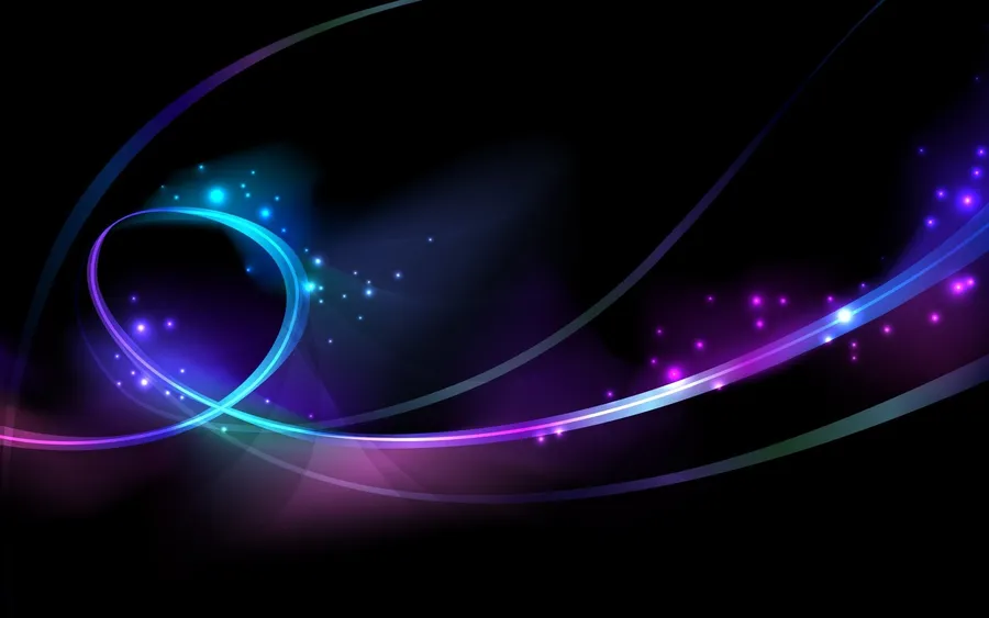 Neon Rays Cool 4k