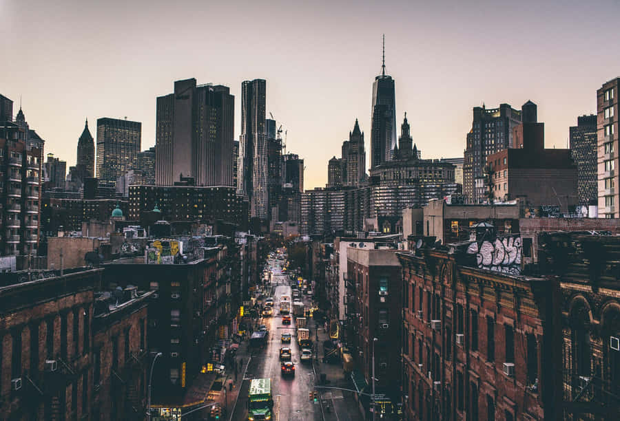 Desfruteda beleza cênica da cidade de Nova York.
