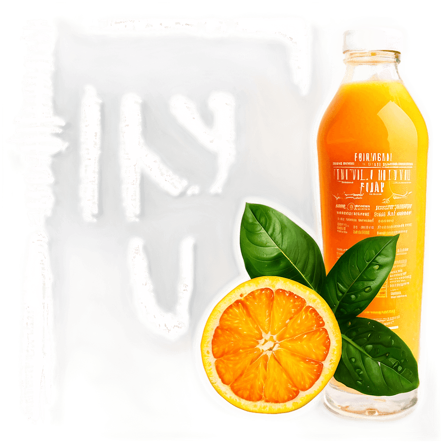 Cold Pressed Orange Juice PNG 05252024