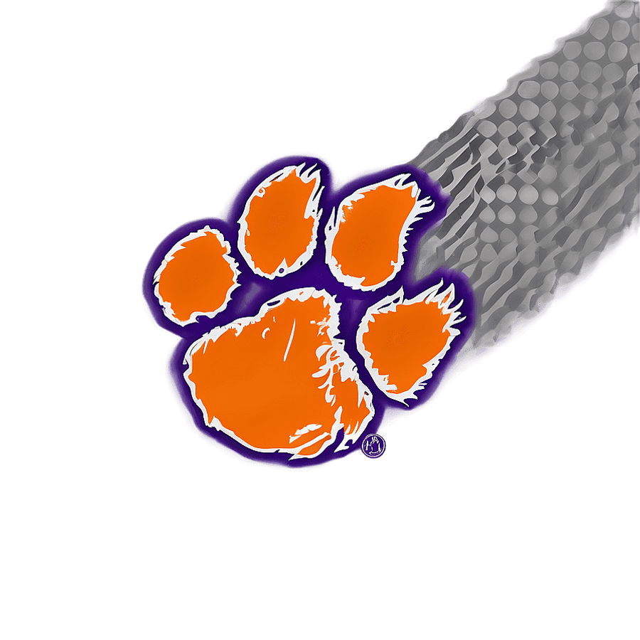 Clemson Logo Art PNG 16