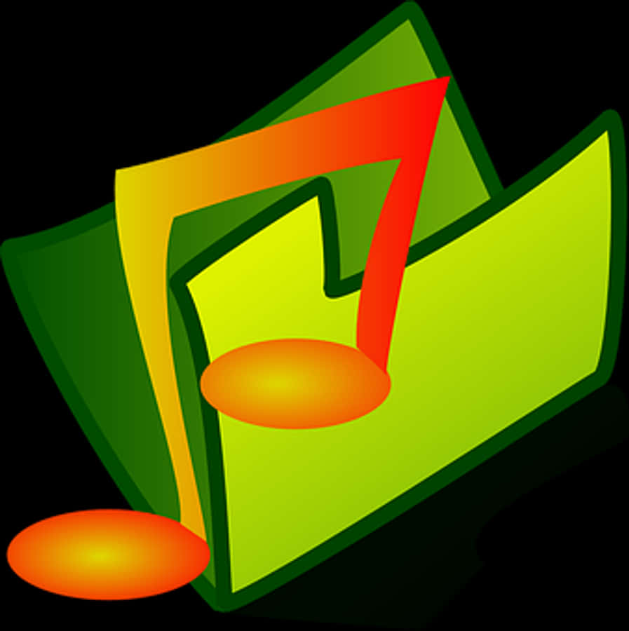 Abstract Music Note Icon