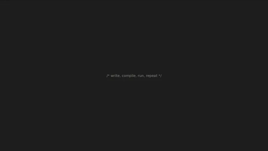 Dark Gray Programming Code