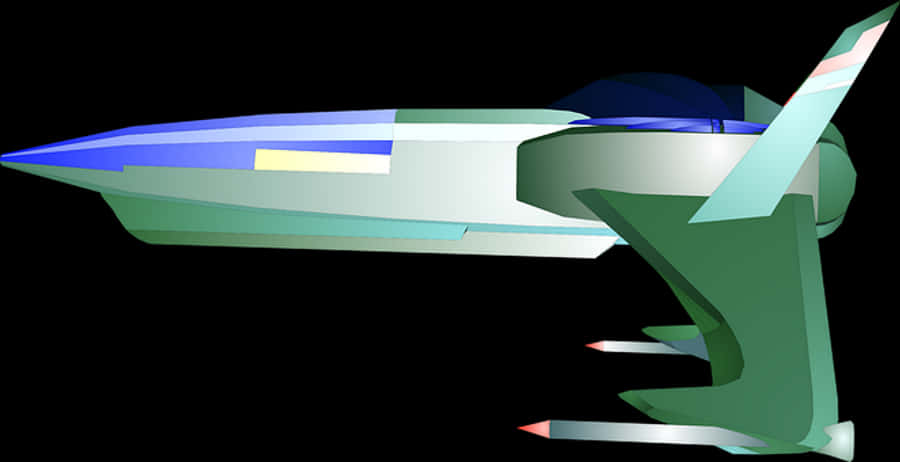 Futuristic Spacecraft Concept