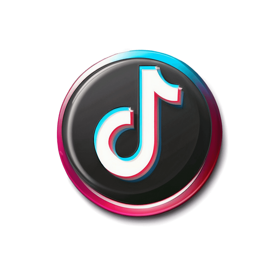TikTok Logo Badge PNG etj21