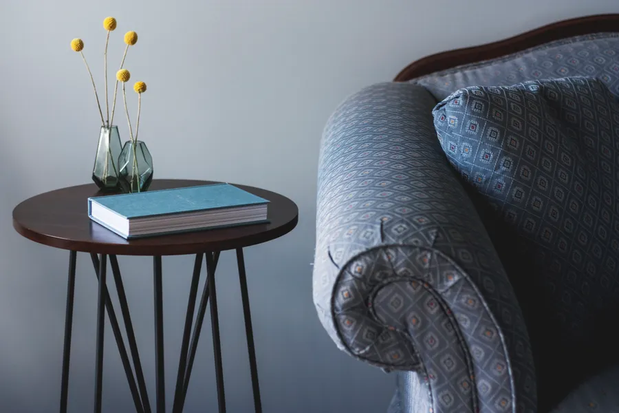 Side table book aesthetic wallpaper