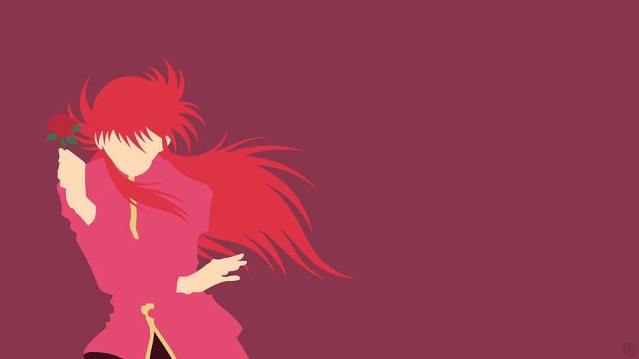 Kurama YuYu Hakusho Arte Rossa