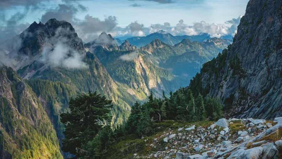 Super High Resolution Mountain Range