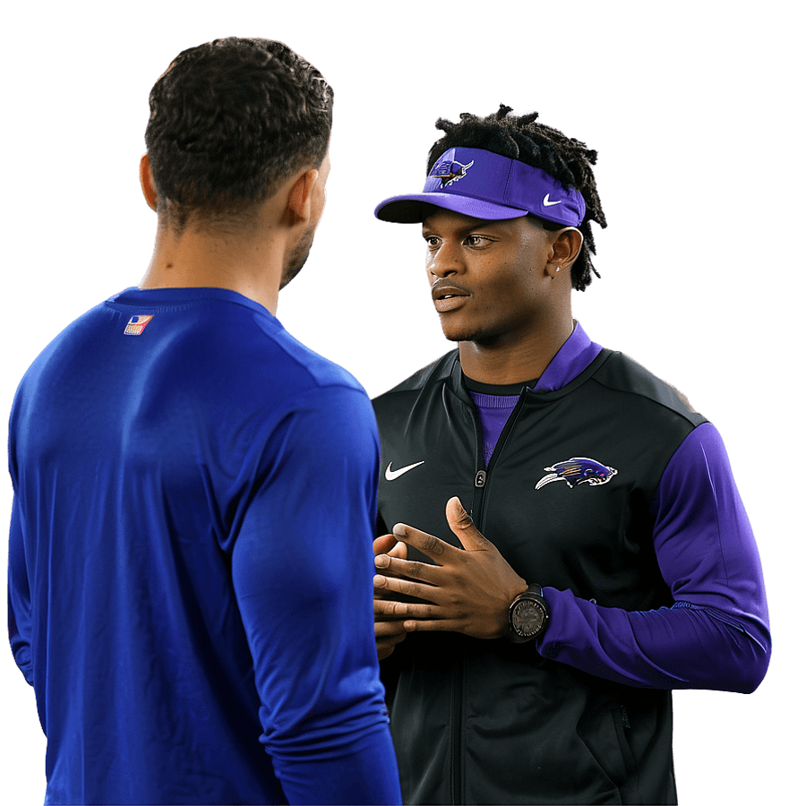 Lamar Jackson Post-Game Interview PNG 57