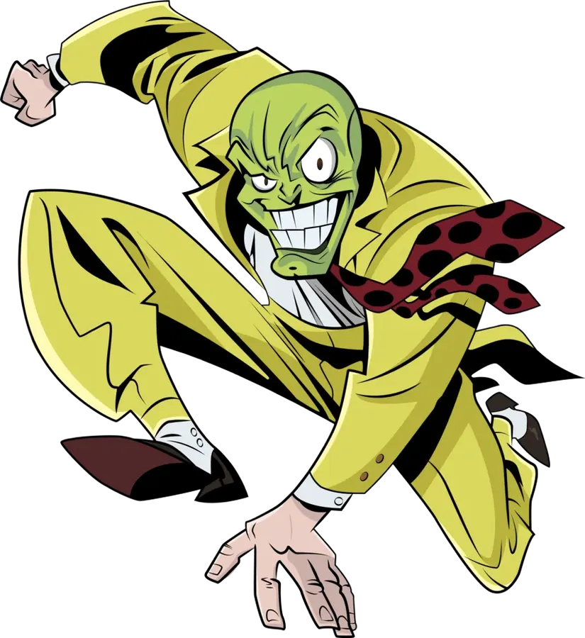 The Mask Posing