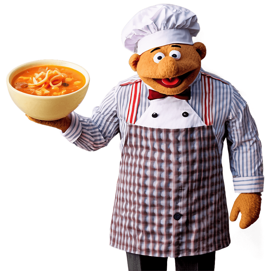 Swedish Chef Making Soup PNG gbj