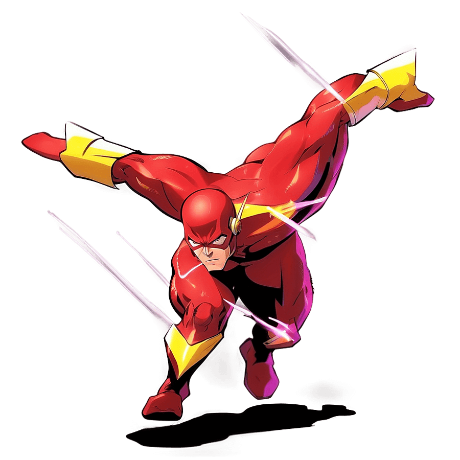 Speedster Flash in Action PNG dhc