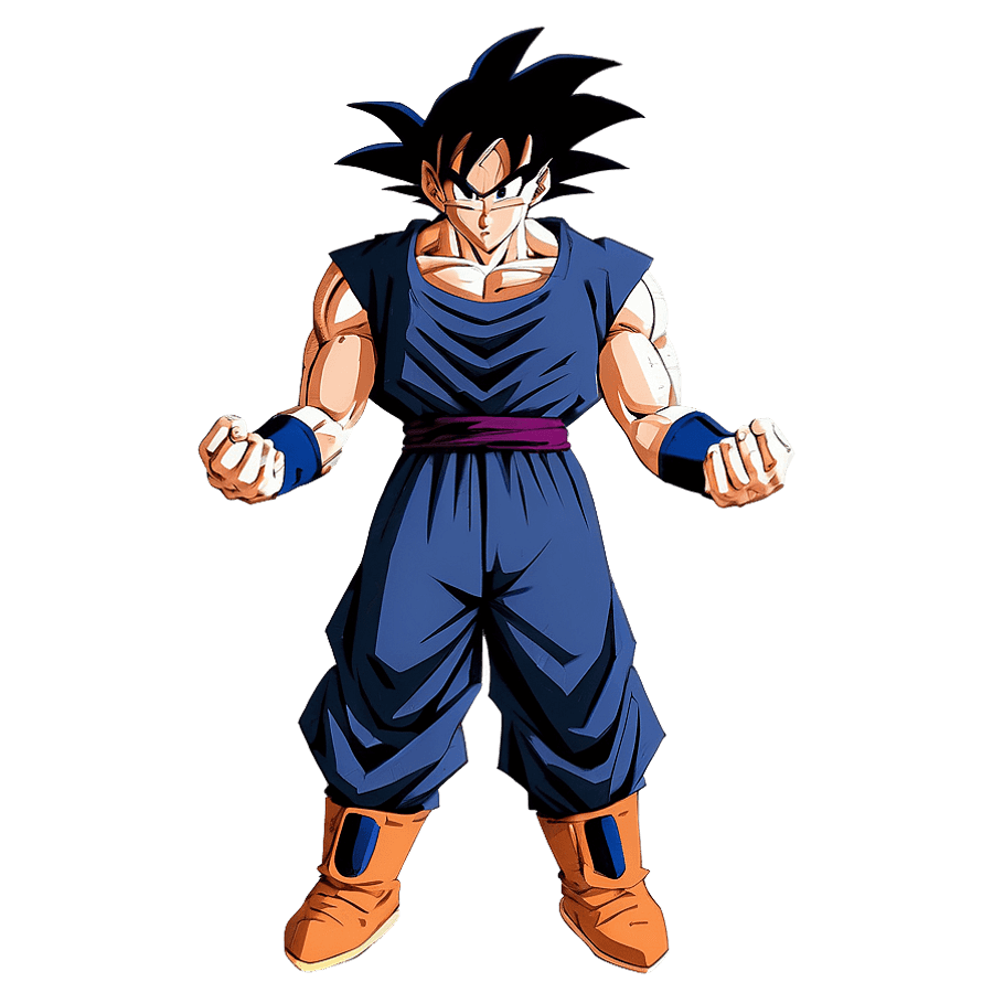 Goku Undefeated Stand PNG nod