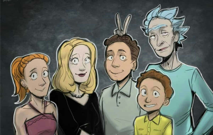 WubbaLubba Dub Dub 1200 x 759 tapet