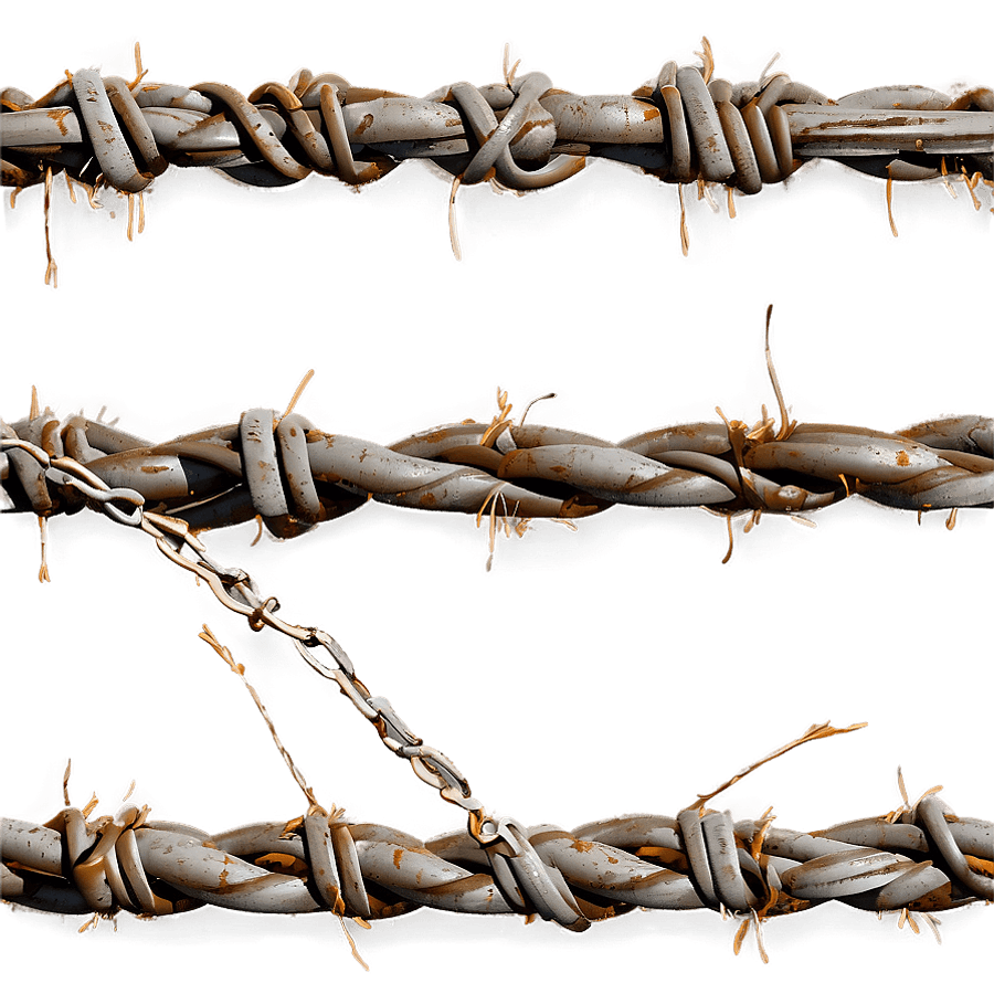 Rugged Barb Wire Texture PNG aqa