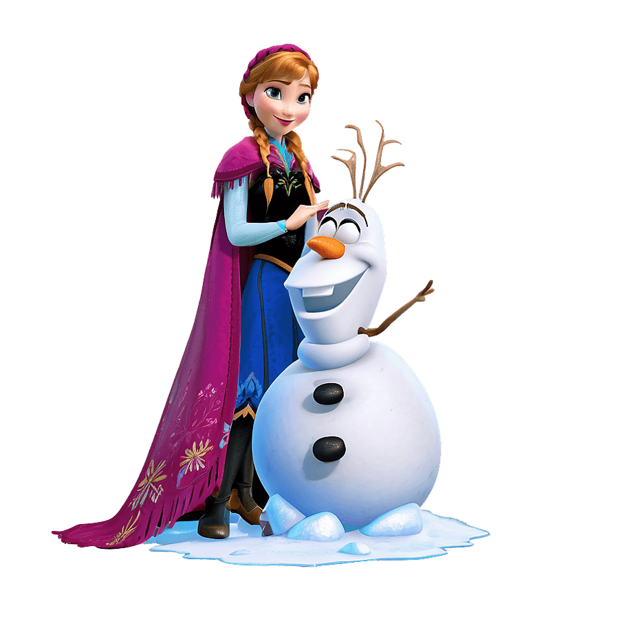 Frozen Anna Olaf Image PNG 06282024