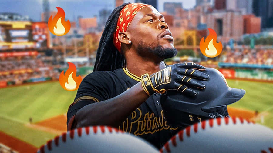 Oneil Cruz Emojis de Fogo do Pittsburgh Pirates