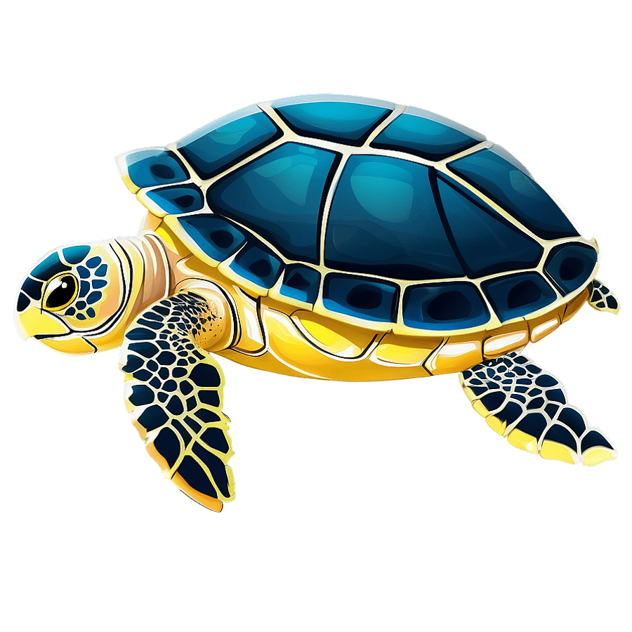 Cartoon Sea Turtle PNG 1