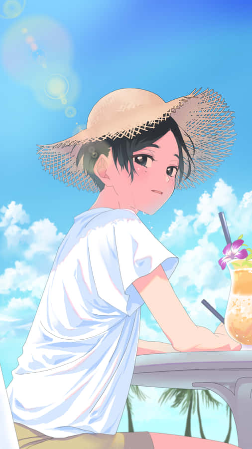 Personaggio Anime Vacanza Estiva
