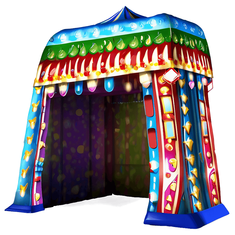 Festive Fairground Tent PNG 84