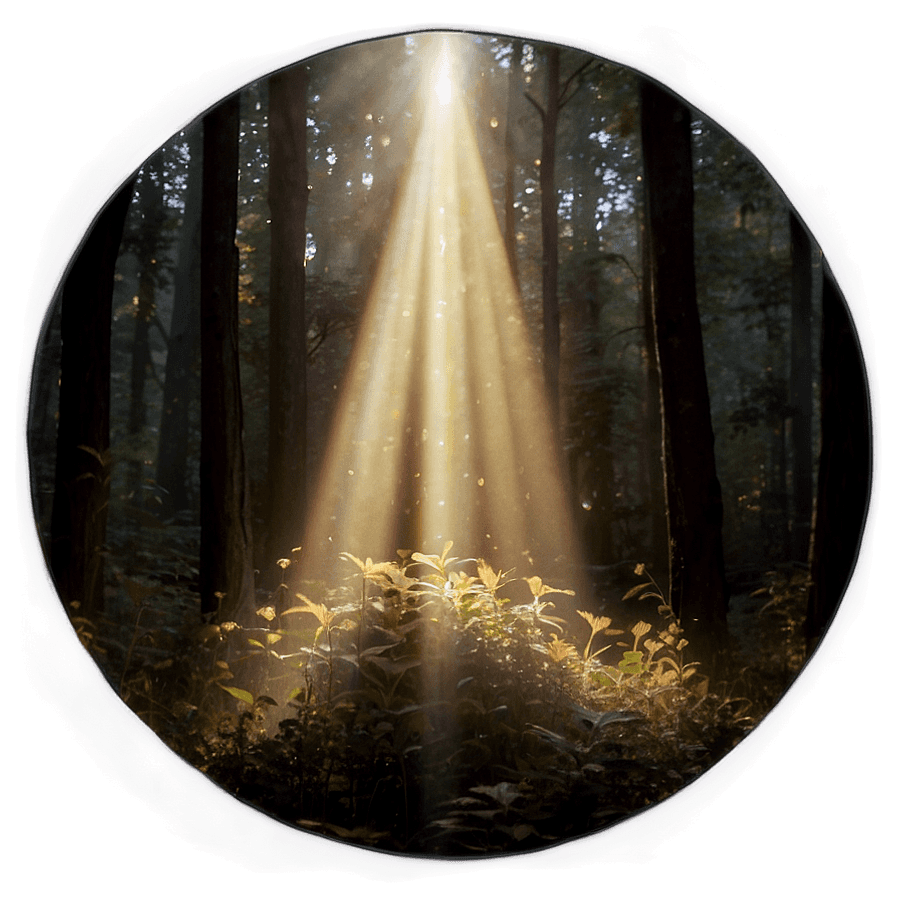 Ethereal Sunlight Glow PNG 06282024