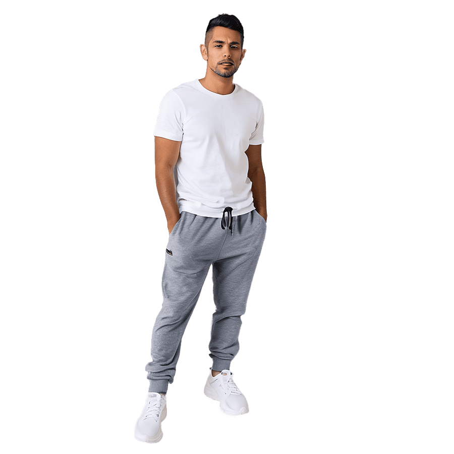 Relaxed Fit Grey Sweatpants PNG kjl47